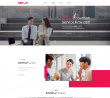 (주)엠비에스파트너스 PC & MOBILE SET 홈페이지제작