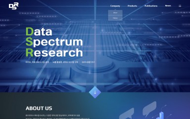 (주)데이터스펙트럼리서치 반응형 홈페이지제작 포트폴리오 보기