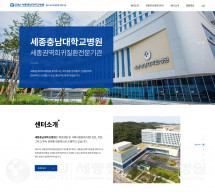 세종충남대학교병원 세종권역희귀질환전문기관 반응형 홈페이지제작